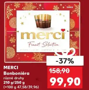 Kaufland MERCI Bonboniéra nabídka
