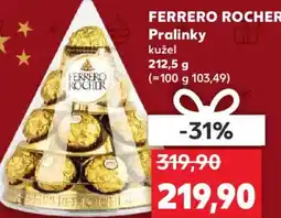 Kaufland FERRERO ROCHER Pralinky kužel nabídka