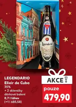 Kaufland LEGENDARIO Elixir de Cuba 35% nabídka
