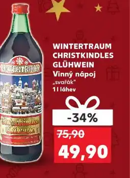 Kaufland WINTERTRAUM CHRISTKINDLES GLÜHWEIN Vinný nápoj nabídka
