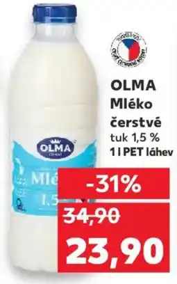 Kaufland OLMA Mléko čerstvé nabídka