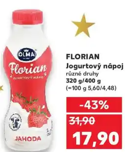 Kaufland OLMA Florian Jogurtový nápoj nabídka