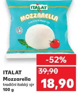 Kaufland ITALAT Mozzarella tradiční italský sýr nabídka