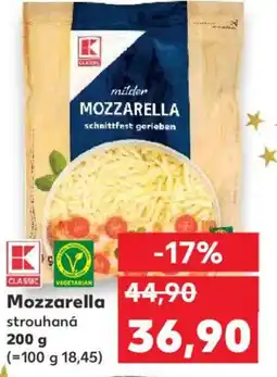 Kaufland Mozzarella strouhaná nabídka