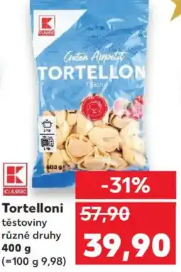 Kaufland Tortelloni těstoviny nabídka