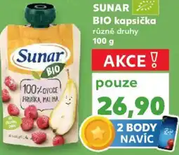 Kaufland SUNAR BIO kapsička nabídka