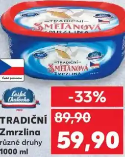 Kaufland TRADIČNÍ Zmrzlina nabídka