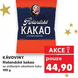 Kaufland KÁVOVINY Holandské kakao nabídka
