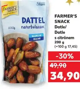 Kaufland FARMER'S SNACK Datle/ Datle s citrónem nabídka