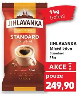 Kaufland JIHLAVANKA Mletá káva Standard nabídka