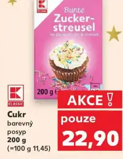 Kaufland Cukr barevný posyp nabídka