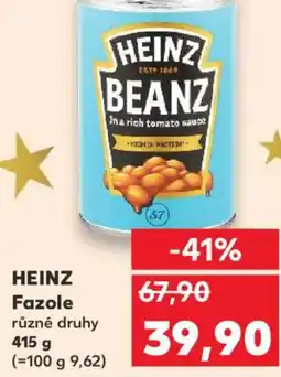 Kaufland HEINZ Fazole nabídka