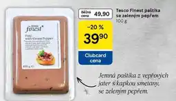 Tesco Tesco Finest paštika se zeleným pepřem, 100 g nabídka