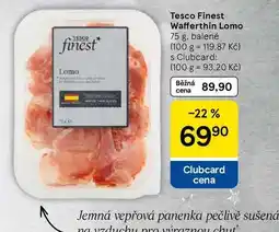 Tesco Tesco Finest Wafferthin Lomo, 75 g, balené nabídka