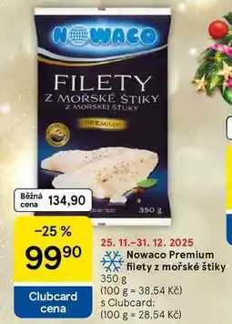 Tesco Nowaco Premium filety z mořské štiky, 350 g nabídka