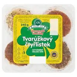 Tesco A.W. Olomoucké tvarůžky tvarůžkový čtyřlístek 240g nabídka