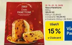 Tesco Tesco Panettone, 500 g nabídka