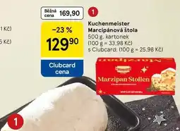 Tesco Kuchenmeister Marcipánová štola, 500 g, kartonek nabídka