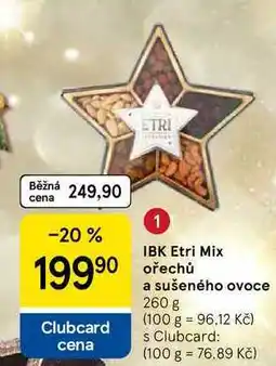 Tesco IBK Etri Mix ořechů a sušeného ovoce, 260 g nabídka