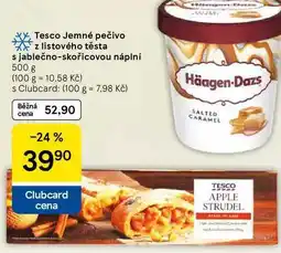 Tesco Tesco Jemné pečivo z listového těsta s jablečno-skořicovou náplní, 500 g nabídka