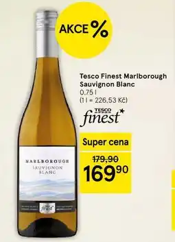 Tesco Tesco Finest Marlborough Sauvignon Blanc, 0.75 l nabídka