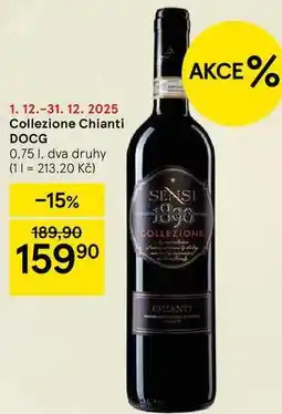 Tesco Collezione Chianti DOCG, 0,75 l, dva druhy nabídka