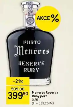 Tesco Meneres Reserva Ruby port, 0.75 l nabídka