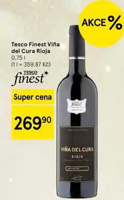 Tesco Tesco Finest Viña del Cura Rioja, 0.75 l nabídka