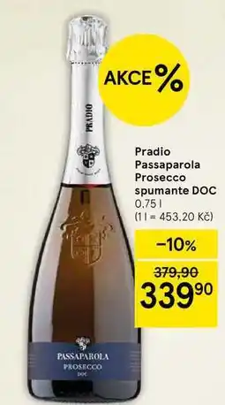 Tesco Pradio Passaparola Prosecco spumante DOC, 0.75 l nabídka