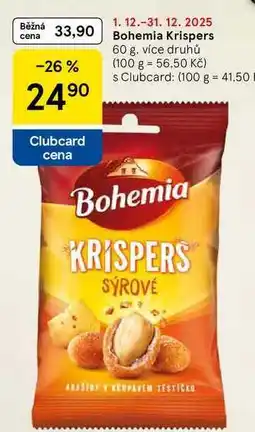 Tesco Bohemia Krispers, 60 g nabídka