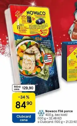 Tesco Nowaco Filé porce, 400 g, bez kostí nabídka