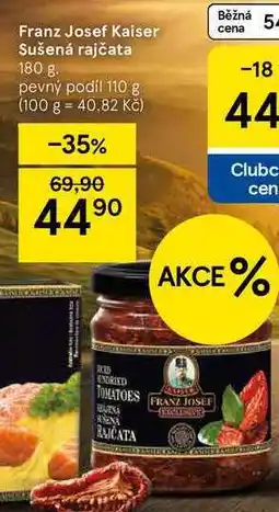 Tesco Franz Josef Kaiser Sušená rajčata, 180 g nabídka