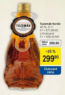 Tesco Tuzemák Koráb 40%, 0.7 l nabídka
