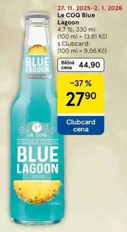 Tesco Le COQ Blue Lagoon 4,7 %, 330 ml nabídka