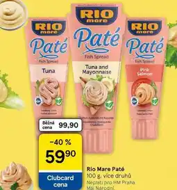 Tesco Rio Mare Paté, 100 g, více druhů nabídka