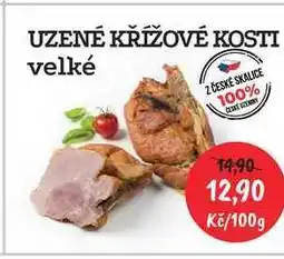 RABBIT řeznictví UZENÉ KŘÍŽOVÉ KOSTI velké 100g nabídka