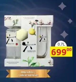 RUKU GIN 0.7l sada se skleničkou