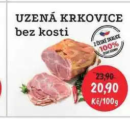 RABBIT řeznictví UZENÁ KRKOVICE bez kosti 100g nabídka