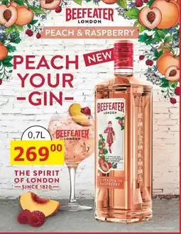 BENE Nápoje BEEFEATER LONDON PEACH & RASPBERRY GIN - 0,7L nabídka