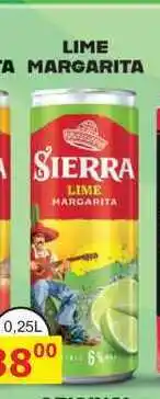 BENE Nápoje SIERRA LIME MARGARITA 0,25l míchaný nápoj nabídka