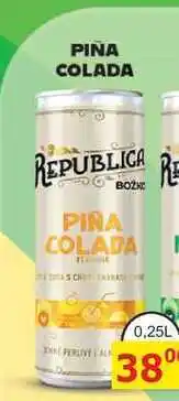 BENE Nápoje PIÑA COLADA REPUBLICA 0,25l míchaný nápoj nabídka