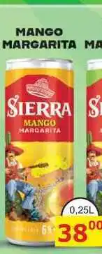 BENE Nápoje SIERRA MANGO MARGARITA 0,25l míchaný nápoj nabídka