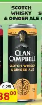BENE Nápoje SCOTCH WHISKY & GINGER ALE 0,25l míchaný nápoj nabídka