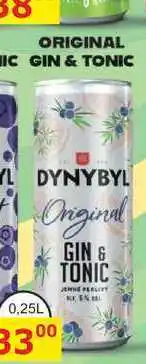 BENE Nápoje DYNYBYL Original GIN & TONIC 0,25l míchaný nápoj nabídka