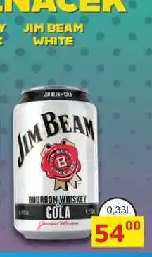 BENE Nápoje JIM BEAM BOURBON WHISKEY COLA 0,33l míchaný nápoj nabídka