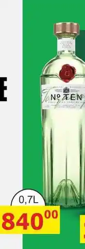 BENE Nápoje Tanqueray No. Ten Gin 0,7L 47,3% nabídka