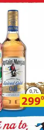 BENE Nápoje Captain Morgan Spiced Gold Alcohol Free 0,7l 0% nabídka