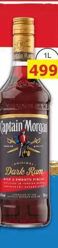 BENE Nápoje Captain Morgan Dark rum 1l nabídka