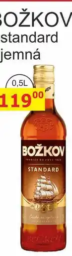 BENE Nápoje BOŽKOV standard 0,5l nabídka