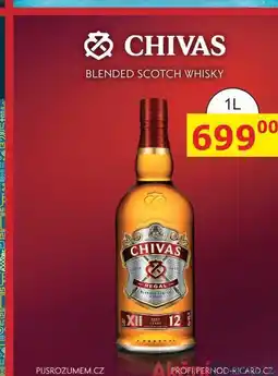 BENE Nápoje CHIVAS BLENDED SCOTCH WHISKY 1L nabídka